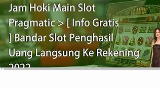 Cara Mengambil Uang Di Casino Slot Pragmatic Ke Rekening Bca